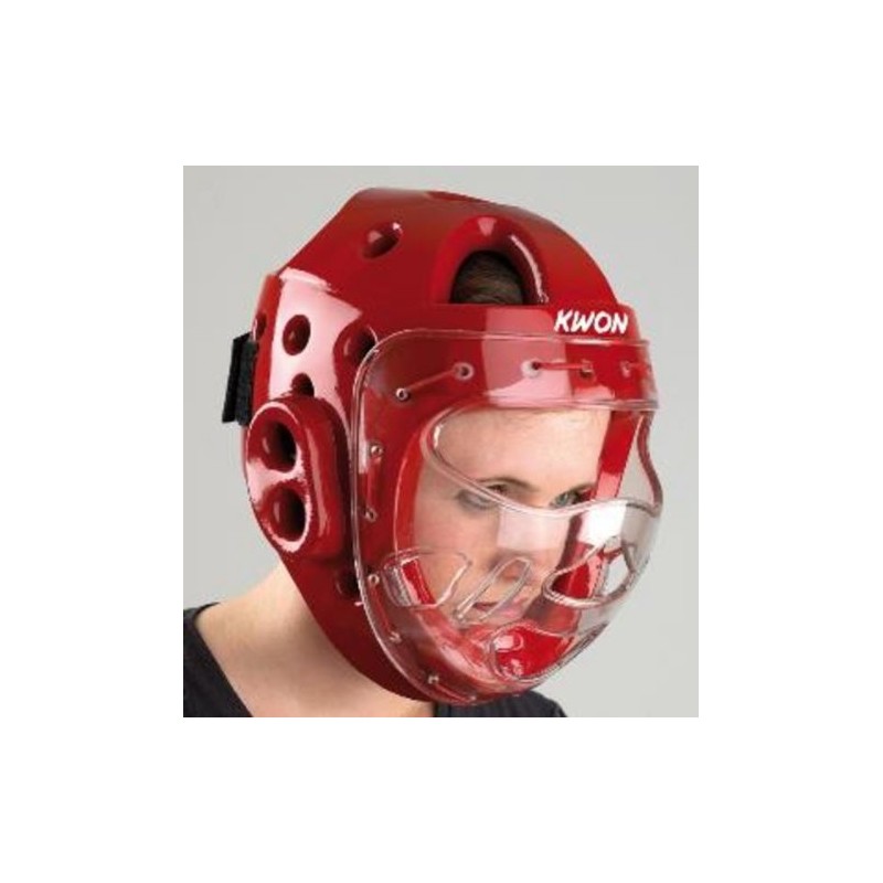 KWON KSL Headguard With Mask CE M Black