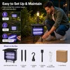 Solar Bug Zapper for Indoor & Outdoor Use – USB