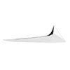 2Pcs/Set Rear Window Side Spoiler Wing Splitter Trim ABS Chrome
