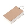 300 Blank Study Cards Note Pads Kraft Binder Ring Cards