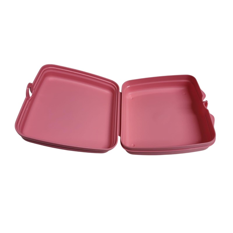 Tupperware Sandwich Box Storage Box Lunch Box Square with Hinge