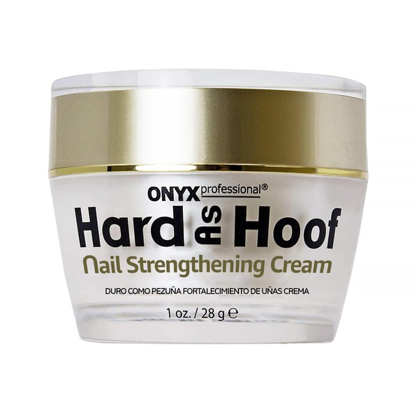 Hard As Hoof Nail Strengthening Cream with Coconut Scent, Nail Growth & Conditioning Cuticle Cream Stops Splits, Chips, Cracks & Strengthens Nails, 1 oz
