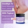 Migrastil Nighttime Lavender Magnesium Cream & Non-Greasy Body Lotion. Extra