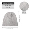 Geyoga 2 Pcs Silk Satin Bonnet for Sleeping Men Silk