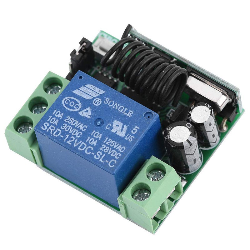 12v Single Channel Relay Switch, 433mhz Multifunctional Wireless Remote Control