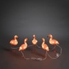 LED acrylic flamingos
