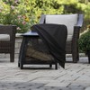 UCARE Outdoor Steel Patio Fireplace Cover Waterproof 420D Oxford Square