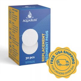 Aquabliss Shower Filter Sediment Pads - 30-Pcs (SFPADS)
