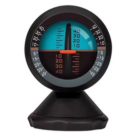 Car Inclinometer Level Tilt Gauge Indicator Gradient Balancer Tool for Off-Road Vehicle and self-Driving Travelling Supplies