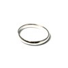3 mm Plain Sterling Silver Ring (Size U) - (SSR3009155)