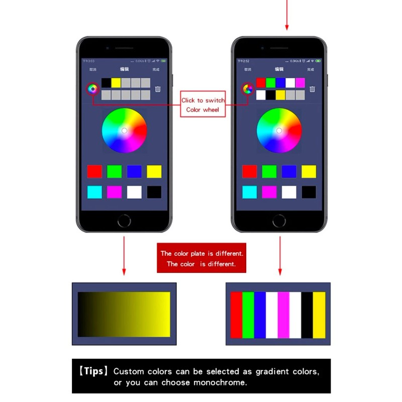 Zentico 9007 2 in 1 CSP Chip Auto LED Headlight
