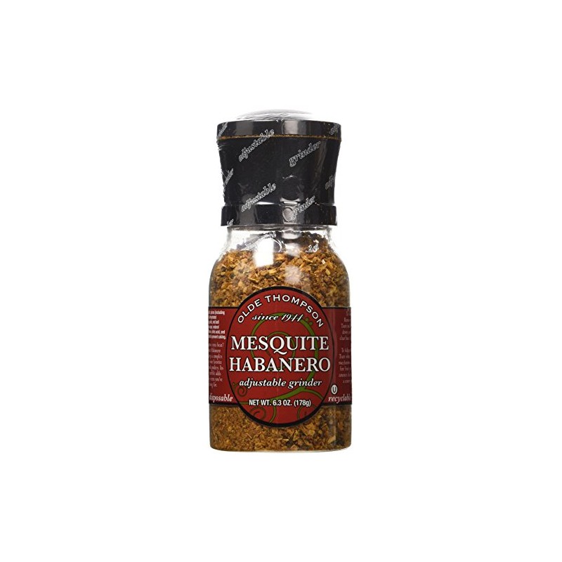Olde Thompson Mesquite Habanero Seasoning 6.3oz Grinder (Pack of 3)