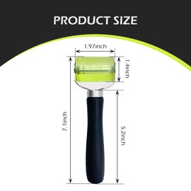 leechio 1 PC Car Sound Deadening Roller, Audio Sound Deadening Application Tools, Wallpaper Noise Reduction Rubber Roller, for Auto Car Audio Sound Deadening Application (Green)