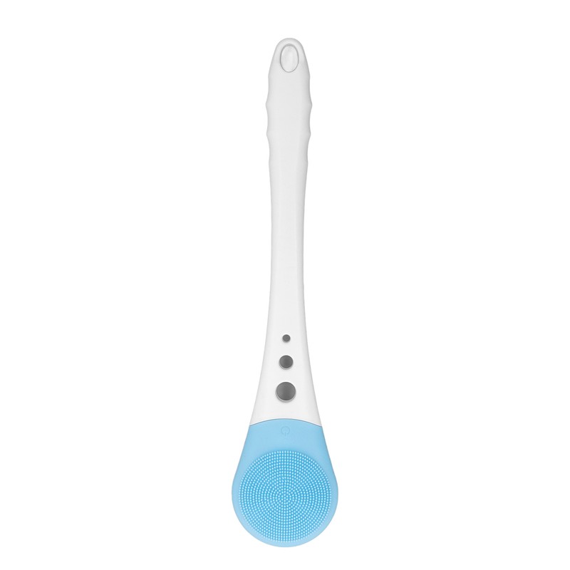 Electric Body Scrubber Shower Brush Long Handle Waterproof Cordless Body