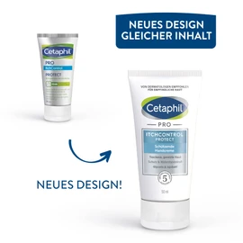CETAPHIL Pro ItchControl Protect Protective Hand Cream, 50 ml, For Very Dry and Irritated Hands, Strengthens the Resistance of the Hands, With Jojoba Oil & Glycerine
