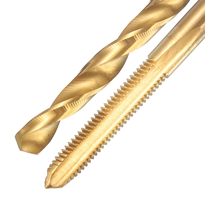 sourcing map Tap and Drill Bit Set, 1pcs M3 x