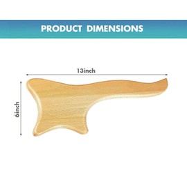 Wood Therapy Massage Tools Lymphatic Drainage Massager, Anti Cellulite Massage Tool, Massage Muscle Scraper, Professional Wooden Gua Sha Tools for Maderotherapy, Soft Tissue Therapy, Muscle Release