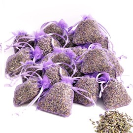 OLILLY Ernte 2024-25 x Lavendelsäckchen mit Lavendel aus der Provence - 250 g (Violett, 25 Säckchen)