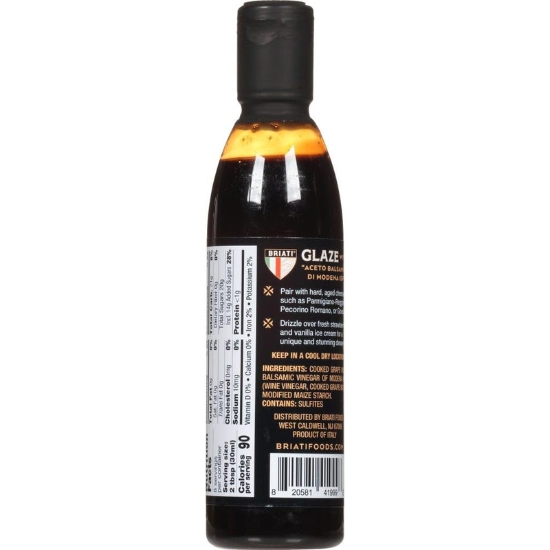Briati Glaze with Balsamic Vinegar of Modena 8.45 oz, 12