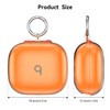 TPU Case for Beats Powerbeats Pro 2 with Keychain,Anti-Lost &