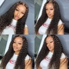 ISEE HAIR HD Lace Front Wigs Human Hair Kinky Curly