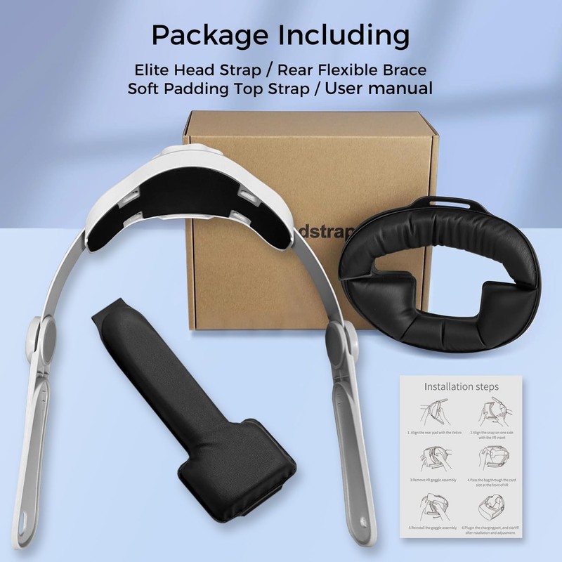 Head Strap for Oculus Quest 3, Adjustable Elite Strap Replacement,