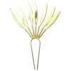Siwalai Thai Traditional Gold Plated Hair Leaf Fork 7.5 Inches