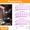 Abizarch 3 Pcs Ravioli Maker Press with 1 Rolling Pin