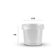 Bestlivings Storage Jars with Lids, Pack of 6, 35 ml,