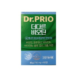 Dr. Prio The Different Biotin 600mg x 60 tablets 3pcs / 닥터프리오 더다른 비오틴 600mg x 60정 3개