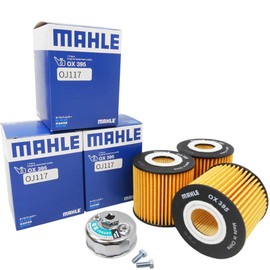 MAHLE Griffin OJ117x3 Set of 3 Oil Filters & 1 Filter Wrench, FR-651 Wrench 2.6 inches (65 mm), For Toyota, Lexus, Daihatsu, Compatible with Various Models, Genuine Filter Manufacturer