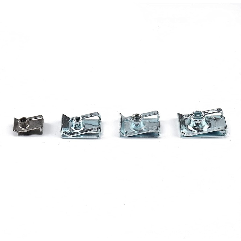 80 Pcs Thread Clip Nut Set U-Shaped Nut M4 M5