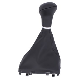 Doo Engy Leather Gear Knobs Automatic Gear Stick Gaiter Dust Protection Gear Selector Lever Black for A3 8P A4 B8 A5 8T A6 C6 4f Q5 8R