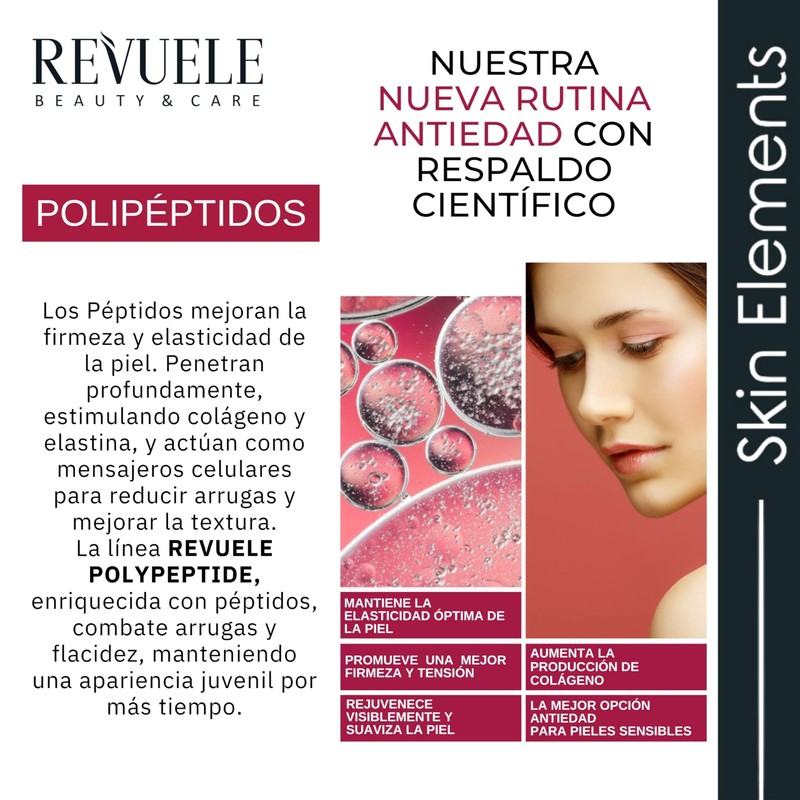 REVUELE SKIN ELEMENTS CREMA PARA CONTORNO DE OJOS POLIPEPTIDO 25ML