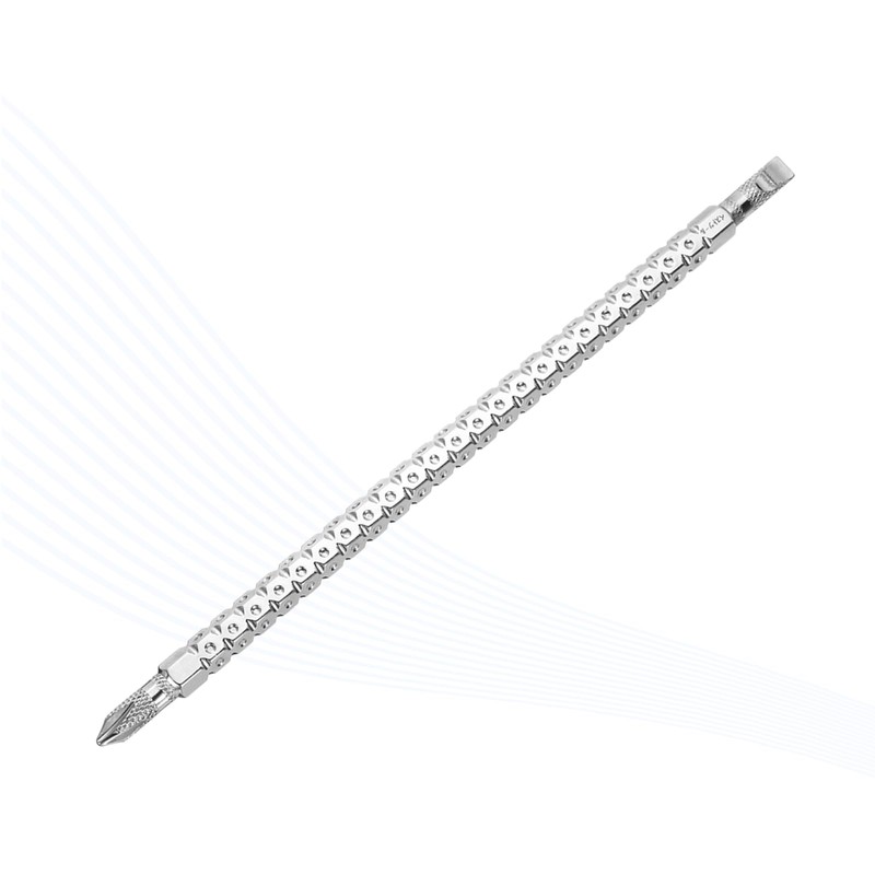 sourcing map Magnetic Double Ended Screwdriver Bit PH2/SL6 5x160mm 1/4"