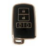 Kinotaka TPU Smart Key Case for Toyota Cars, 4 Buttons,