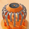Electronic Claw Head Massager Intelligent Musical Sound Red Ray Decompression
