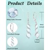 Vesitim Twisted Dangle Earrings Sterling Silver Infinity Drop Earring Three
