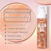 Aceite Corporal Iluminador, Protección Solar De Amplio Espectro Spf 50,