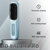 JIOOKEYU Cordless Hair Straightener Brush - Rapid Heating Technology,Adjustable Heat