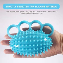 Pelota fortalecedora de agarre para dedos, pelota de agarre para ejercitador, bolas de estrés para terapia de manos, artritis, masaje de manos para aliviar el estrés para la oficina y ancianos