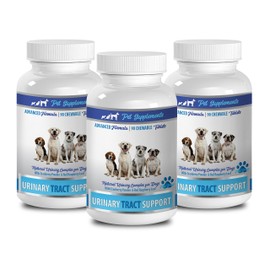 Dogs Bladder Support - Urinary Tract Support - for Dogs - Advanced Complex - CHEWABLE - Cranberry Dog Chews - 3 Bottle (270 Chews)