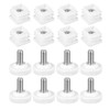 QUARKZMAN Furniture Leveling Feet, 8 Sets 20x20mm - Square Adjustable
