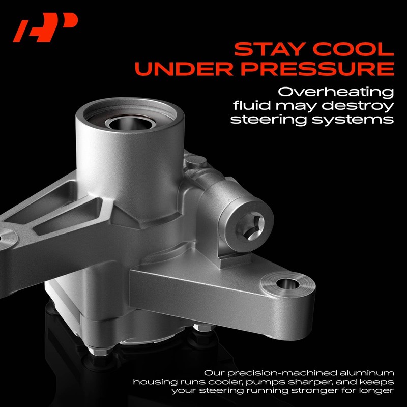 A-Premium Power Steering Pump, with Pulley, Compatible with Jeep Wrangler
