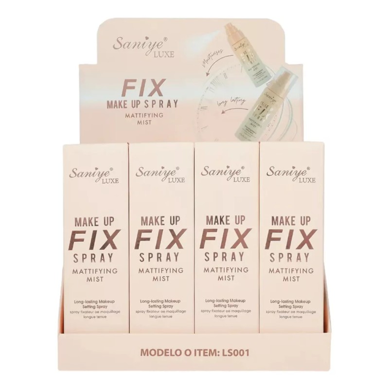 Saniye Fijador De Maquillaje Larga Duracion Saniye Luxe Ls001 Tono