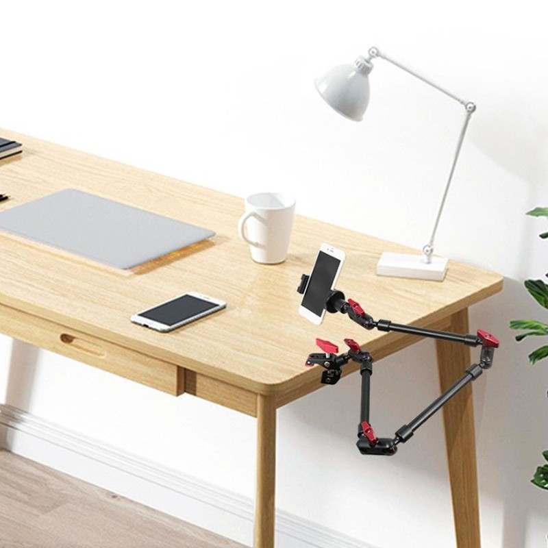 Adjustable Articulating Arm 31" Magic Arm Mount, 360 Degree Rotation,