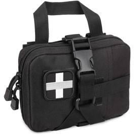 LIVANS Tactical EMT Pouch, Rip Away Molle Medical Pouches IFAK Tear-Away First Aid Kit Emergency Survival Bag for Travel Outdoor Hiking