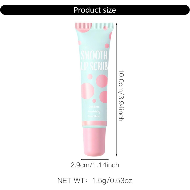 Exfoliante Labial Cremoso Exfoliación Suave Formulada Con Delicadas Partículas De