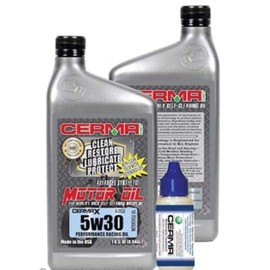 Cerma Ceramic Synthetic Oil Value Pack for Motorcycles