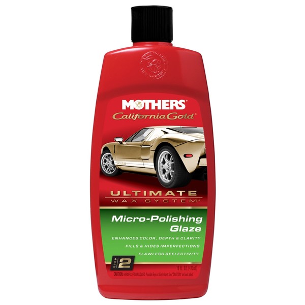 Mothers 08100-6 California Gold Micro-Polishing Glaze (Ultimate Wax System, Step
